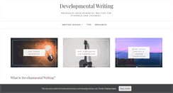 Desktop Screenshot of developmentalwriting.com